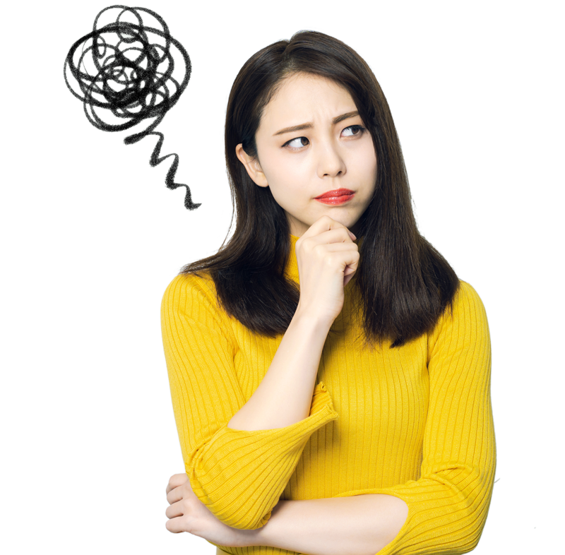 空き家管理のことで悩む女性